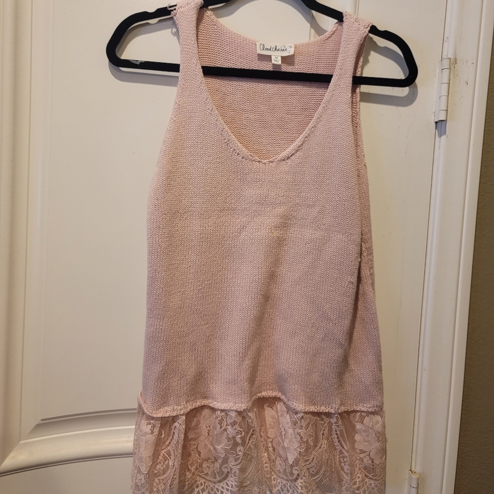 Pink Sleeveless Top